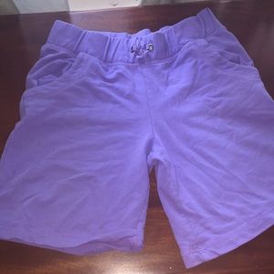 Purple Circo shorts with pockets